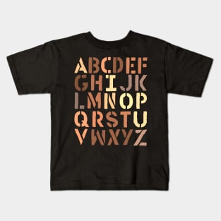 ALPHABET Kids T-Shirt